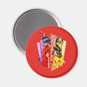 Aimant Ladybug et Vesperia Graphic (Recto/Verso)