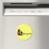 Aimant Ladybug Kindergarten Tshirts et cadeaux (In Situ (Lave-vaisselle))