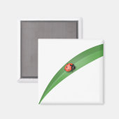 Aimant Ladybug Leaf (Recto/Verso)