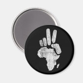 Aimant l'afrique du darfour main de la paix (Recto/Verso)