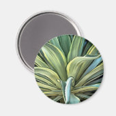 Aimant L'Agave Tropical Realism Art (Recto/Verso)