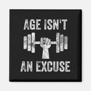 Aimant L'Âge N'Est Pas Une Excuse Exercice Fitness Motiva