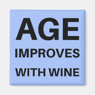 Aimant L'Âge S'Améliore Avec Le Vin