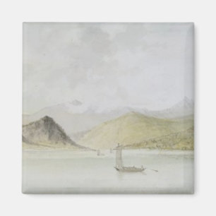 Aimant Lago Maggiore (la semaine, stylo, encre et