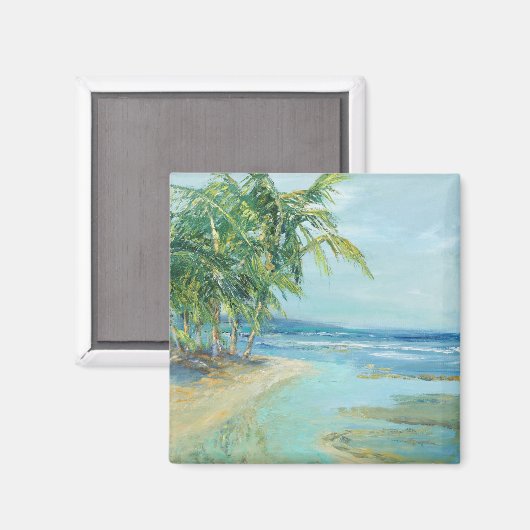 Aimant Lagon Côtier Bleu (Recto/Verso)