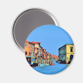Aimant Lagon vénitien - MURANO - vue (Recto/Verso)