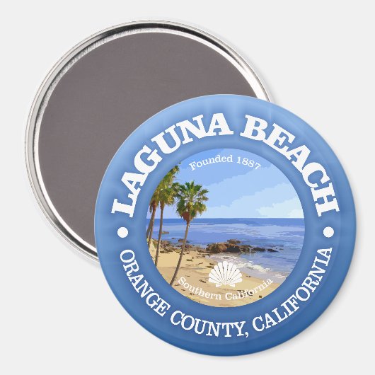 Aimant Laguna Beach (C) (Recto/Verso)