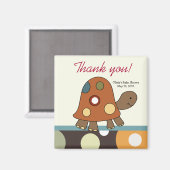 Aimant Laguna Tortue Baby shower Favoriser l'aimant (Recto/Verso)