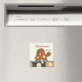 Aimant Laguna Tortue Baby shower Favoriser l'aimant (In Situ (Lave-vaisselle))