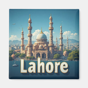 Aimant Lahore Pakistan Cadeau d'Héritage pour les Voyageu