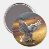 Aimant "L'aigle royal de cristal" (Recto/Verso)