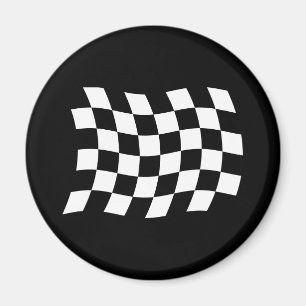 Aimant L'Aimant à Drapeau à Damier