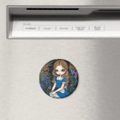 Aimant L'aimant "Alice et les fleurs" (In Situ (Lave-vaisselle))