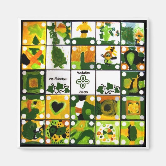 Aimant L'aimant de classe de Mme Holscher (Devant)