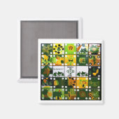 Aimant L'aimant de classe de Mme Montgomery (Recto/Verso)