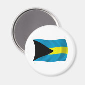 Aimant L'aimant de drapeau des Bahamas (Recto/Verso)