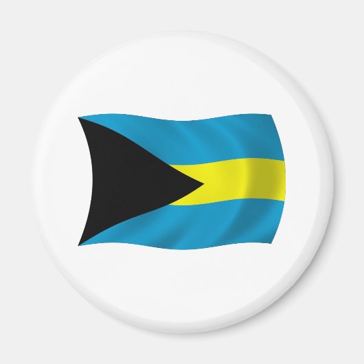 Aimant L'aimant de drapeau des Bahamas (Devant)