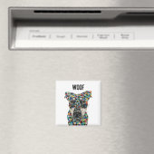 Aimant L'aimant de la laine de chien artistique (In Situ (Lave-vaisselle))