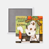 Aimant L'aimant de la vie du chien (Recto/Verso)