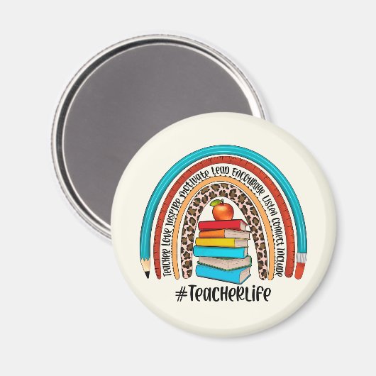 Aimant L'aimant de l'enseignant (Recto/Verso)