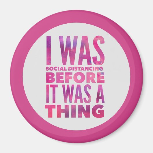 Aimant L'aimant de l'Humour de la perturbation sociale (Devant)