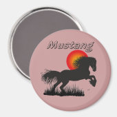 Aimant L'Aimant de Mustang (Recto/Verso)