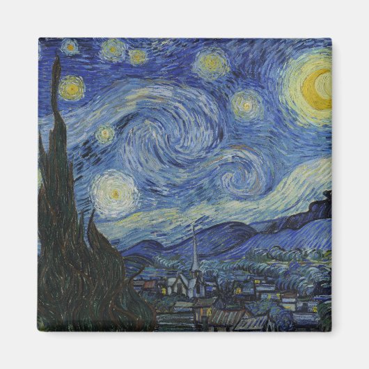Aimant L'aimant de nuit étoilé (Devant)