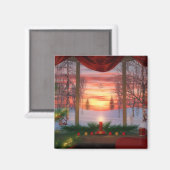 Aimant L'aimant de printemps du ciel (Recto/Verso)