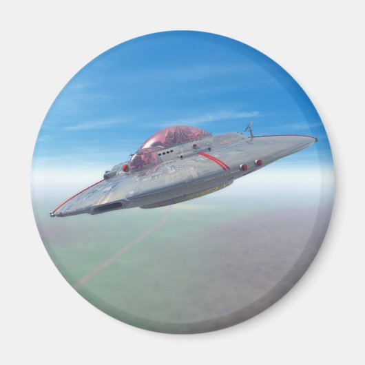 Aimant L'aimant de soucoupe volante (Devant)