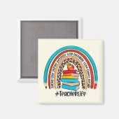 Aimant L'aimant de vie de l'enseignant (Recto/Verso)