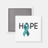Aimant L'aimant du cancer HOPE-Ovarien (Recto/Verso)