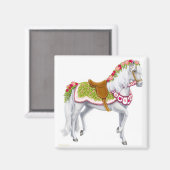 Aimant L'aimant du cheval Rose (Recto/Verso)