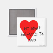 Aimant L'aimant du coeur de Nana (Recto/Verso)