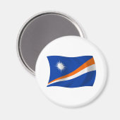 Aimant L'aimant du drapeau des Îles Marshall (Recto/Verso)