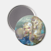 Aimant L'aimant "Fiona et la licorne" (Recto/Verso)