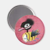 Aimant L'aimant gris rose de conte de fée laid (Recto/Verso)