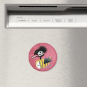 Aimant L'aimant gris rose de conte de fée laid (In Situ (Lave-vaisselle))