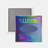 Aimant L'aimant "ILLUSION Père Noël Monica" ! (Recto/Verso)