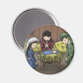 Aimant L'aimant "Le premier Noël" (Recto/Verso)