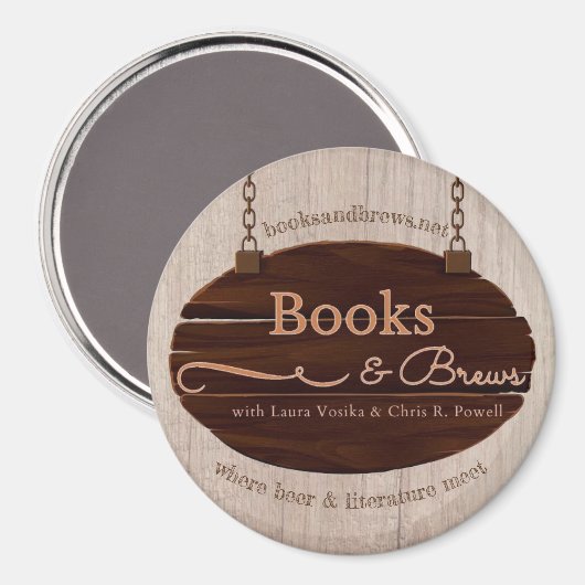 Aimant L'aimant Livres & Brûles 3" (Recto/Verso)