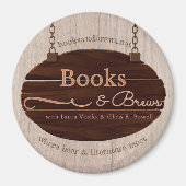 Aimant L'aimant Livres & Brûles 3" (Devant)