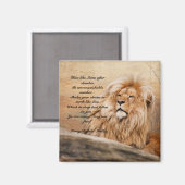 Aimant L'aimant "Montez comme des Lions" (Recto/Verso)