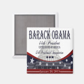 Aimant L'aimant Obama de 2013 (Recto/Verso)