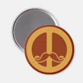 Aimant L'aimant Peace Stache (Recto/Verso)