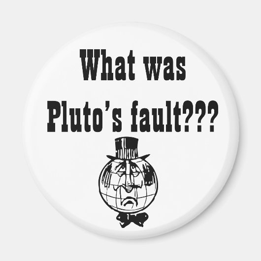 Aimant L'aimant Pluton Planète (Devant)