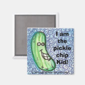 Aimant L'aimant pour gosse à copeaux de cornichon (Recto/Verso)