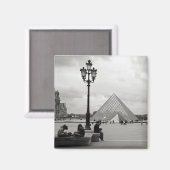 Aimant L'aimant Pyramide du Louvre (Recto/Verso)