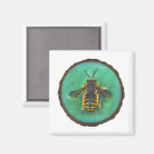 Aimant Laine Carder Bee (Recto/Verso)