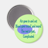 Aimant L'air va et sort...Le reste est compliqué (Recto/Verso)