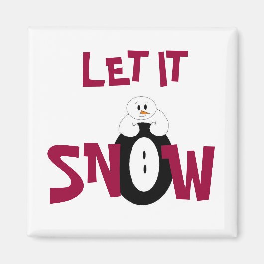 Aimant Laisse-le neiger... (Devant)